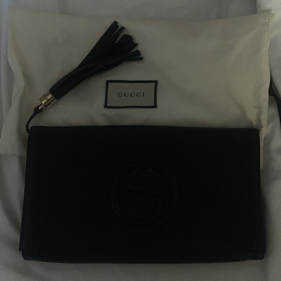 Gucci Soho Black Clutch - Picture 10 of 12